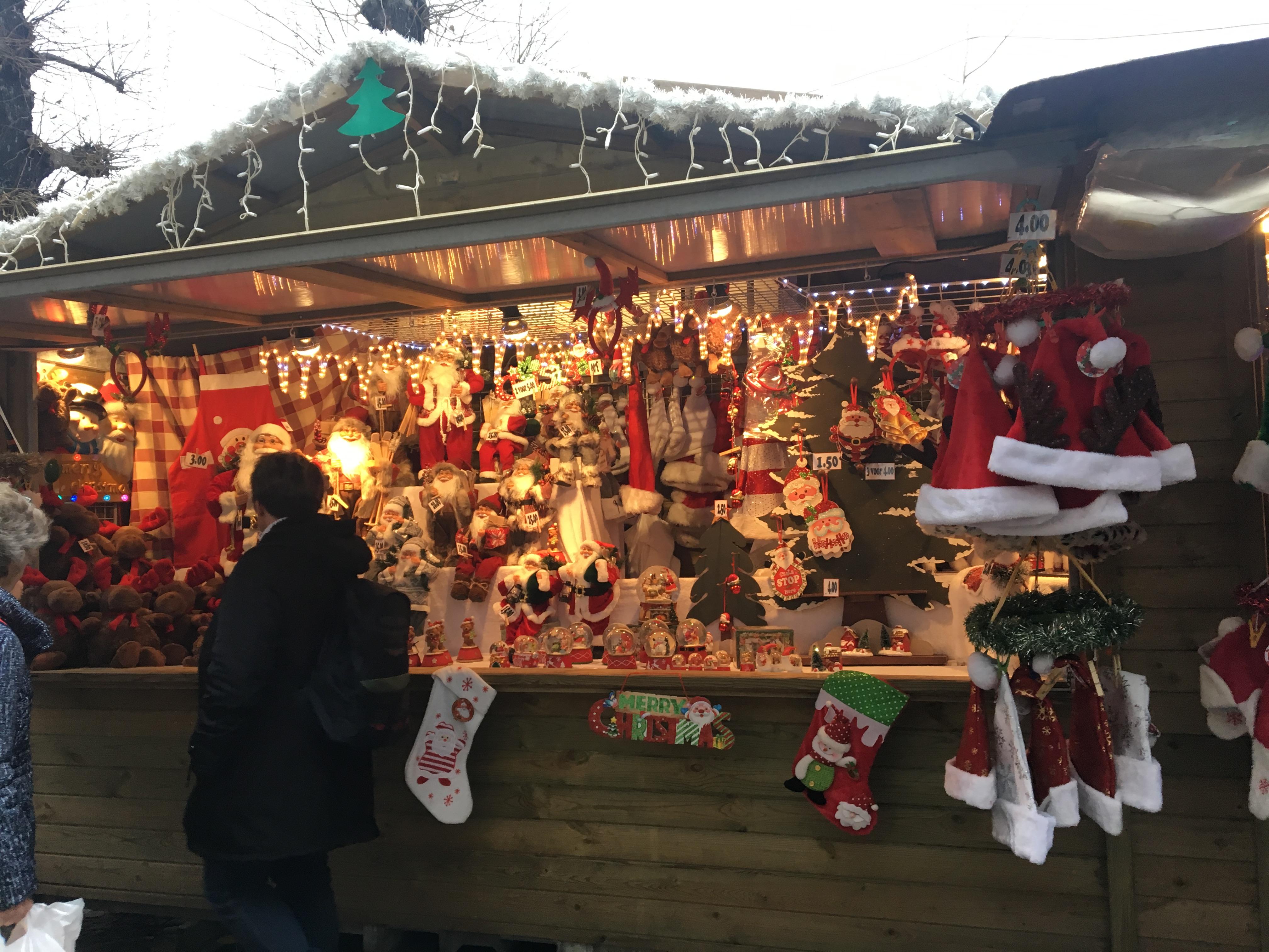 Belgium Christmas Market stall